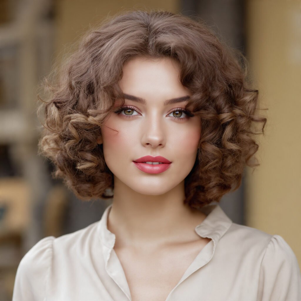 Trending Medium Bob Hairstyles: 15 Gorgeous Ideas Worth Saving on Pinterest 11 Curly Medium Bob