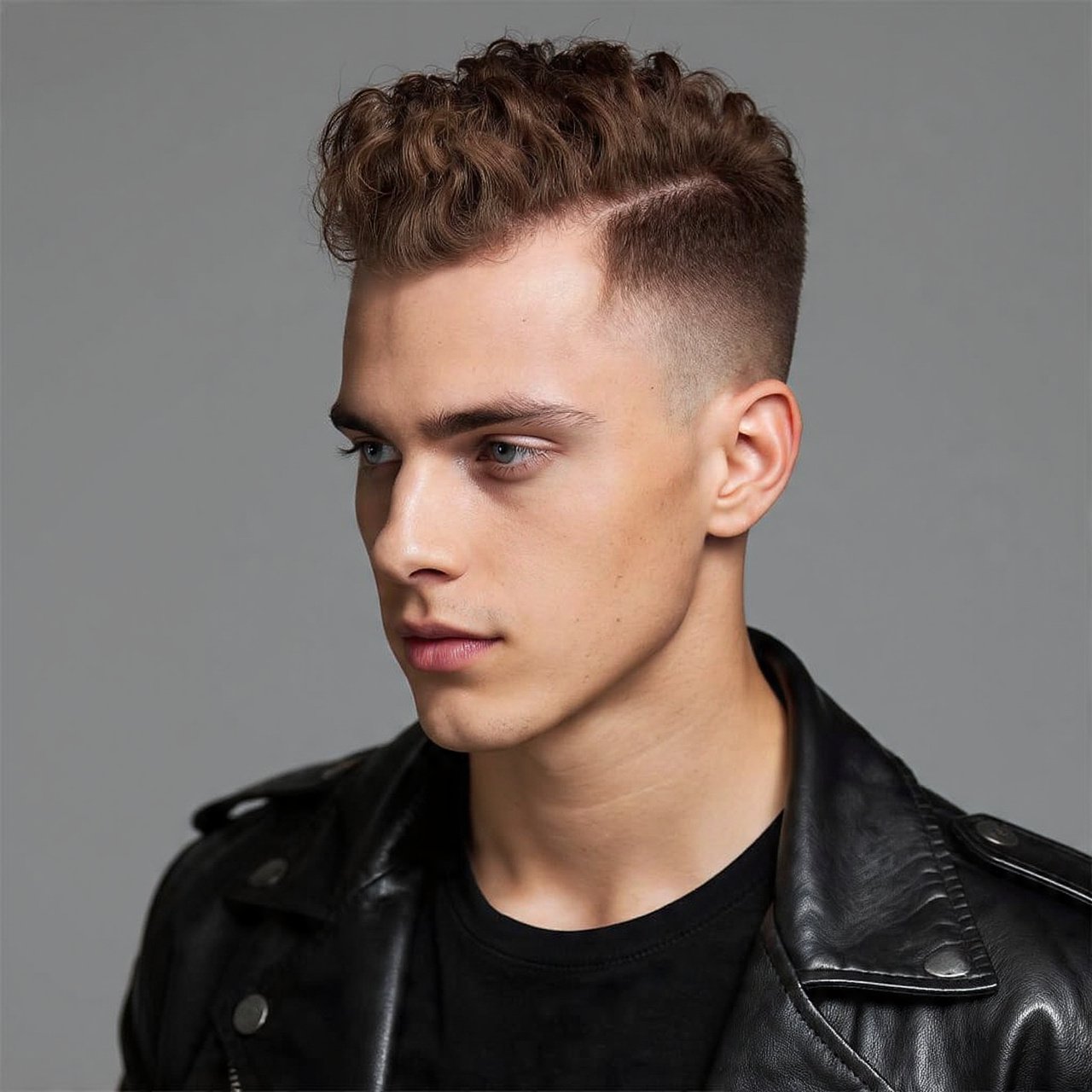 16 Curly Hairstyles Men Will Love This Year 11 Curly Mohawk Fade Hairstyle For Men