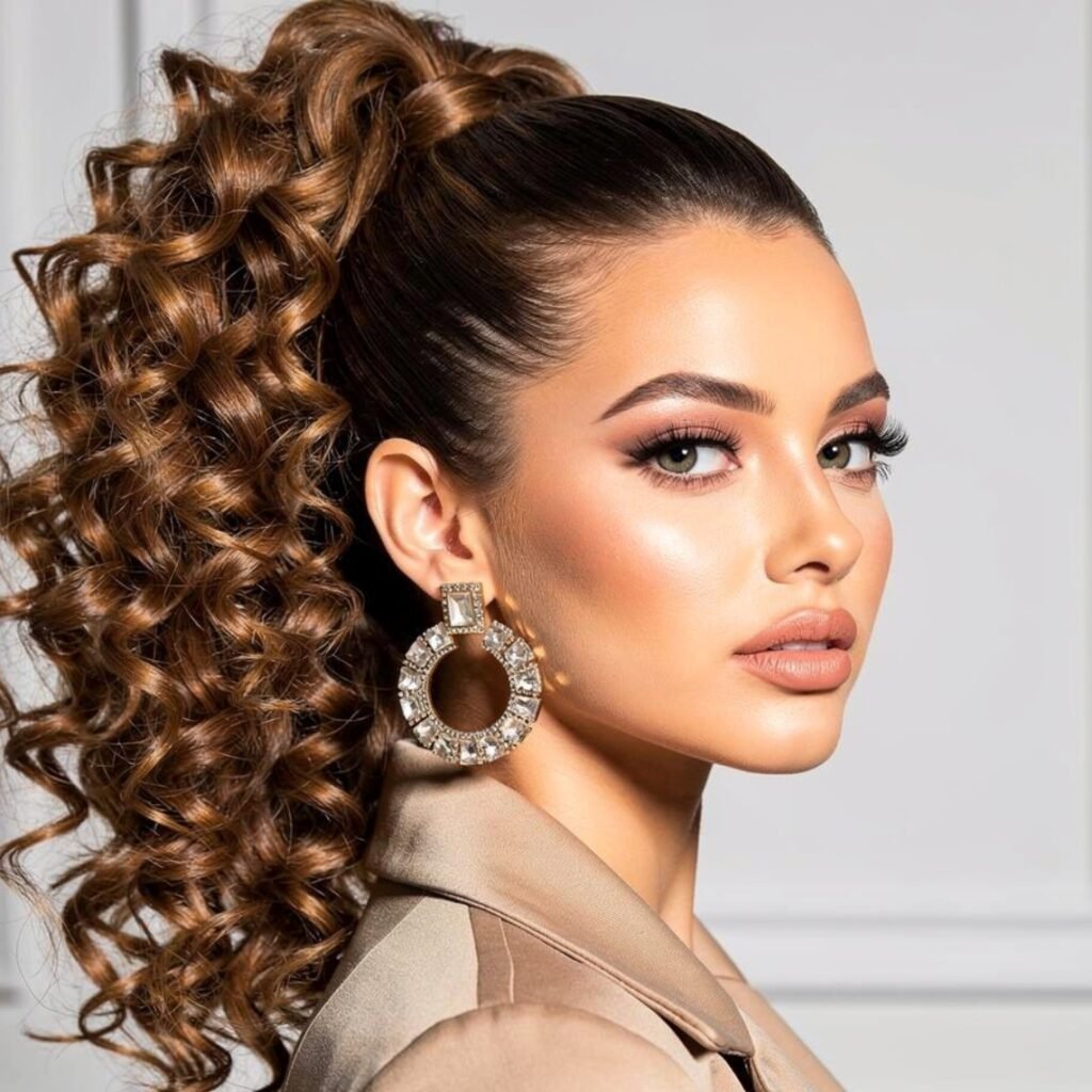 Curly Ponytail