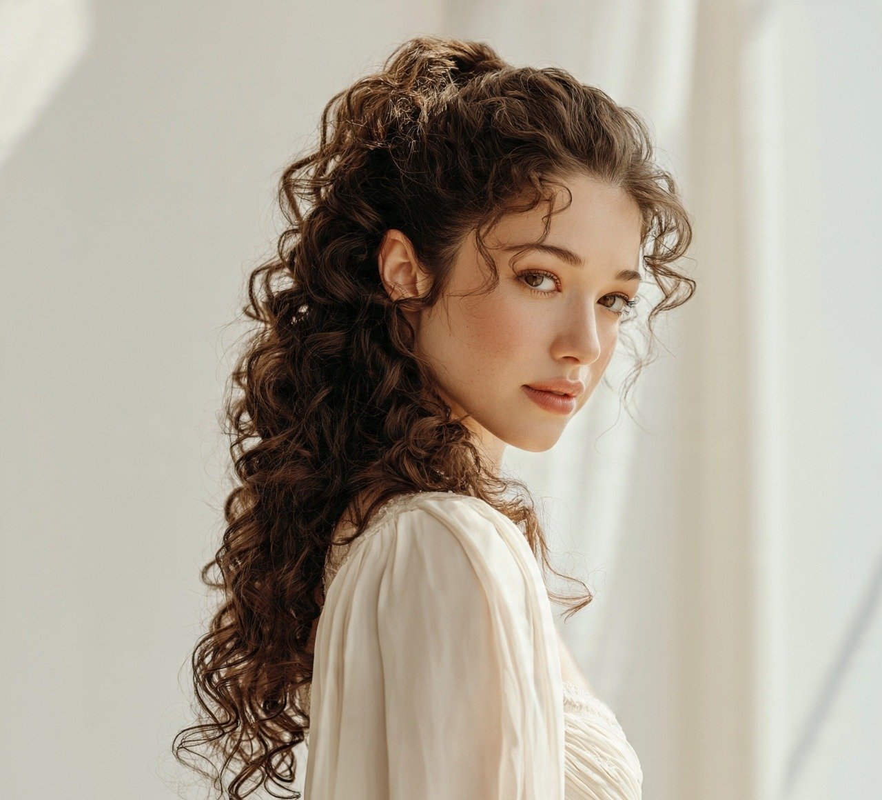 Curly Ponytail cropped