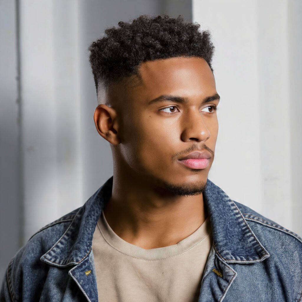 Curly Undercut For Men 1