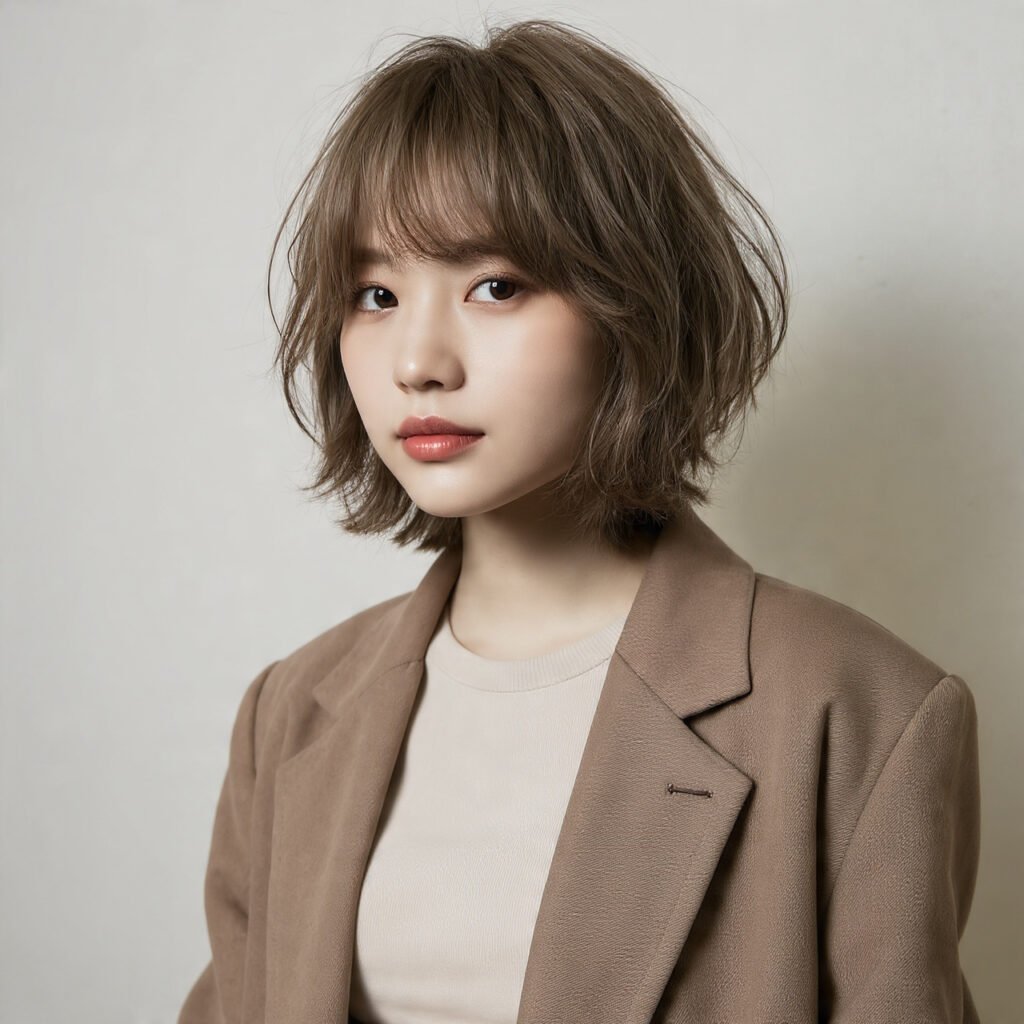 Messy Bob Hairstyles: 16 Effortless Ideas Worth Pinning 14 Curtain Bang Messy Bob