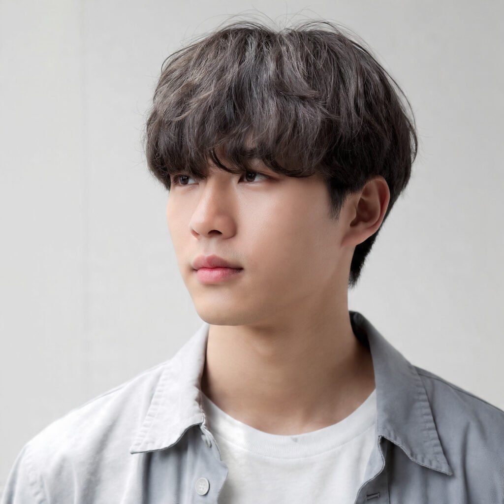 13 Trending Hairstyles for Medium Length Hair Men That Look Effortlessly Cool 9 Curtain Bangs Hairstyle For Men