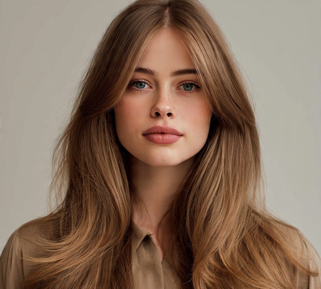 Curtain Bangs With Long Layers For Long Hair