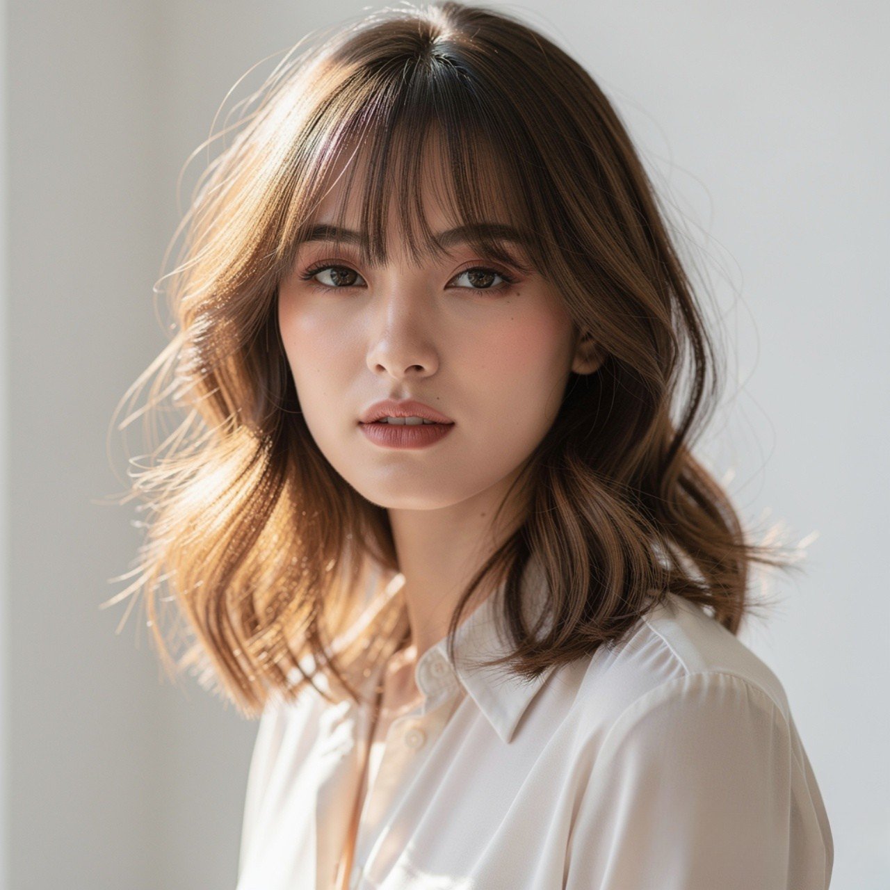 Summer Hairstyles for Medium Hair: 13 Trendy Ideas to Try that You’ll Love 12 Curtain Bangs with Layers Summer Hairstyles for Medium Hair