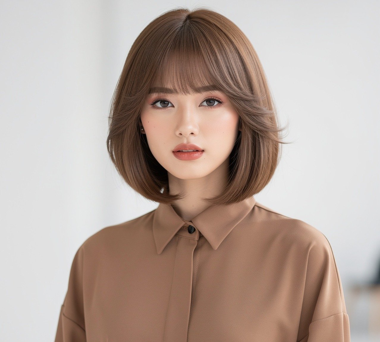 Cute Straight Hair with Butterfly Layers