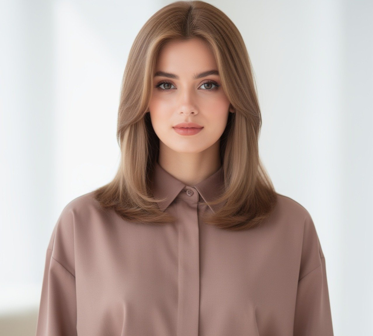 Cute Straight Hair with Wispy Ends