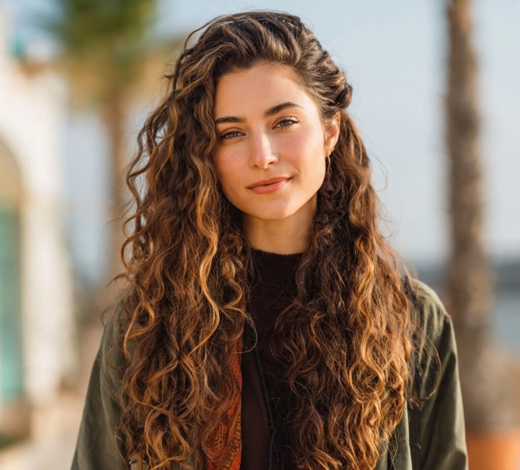 13 Trending Chic Long Curly Hairstyles for Maximum Bounce and Definition 7 Deep Side Part Curly Style cropped