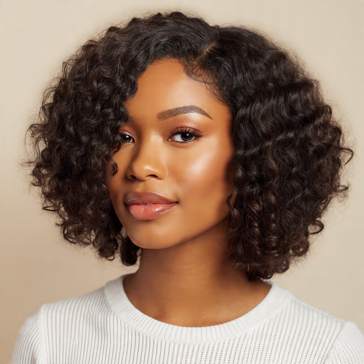 Defined Spiral Curly Bob