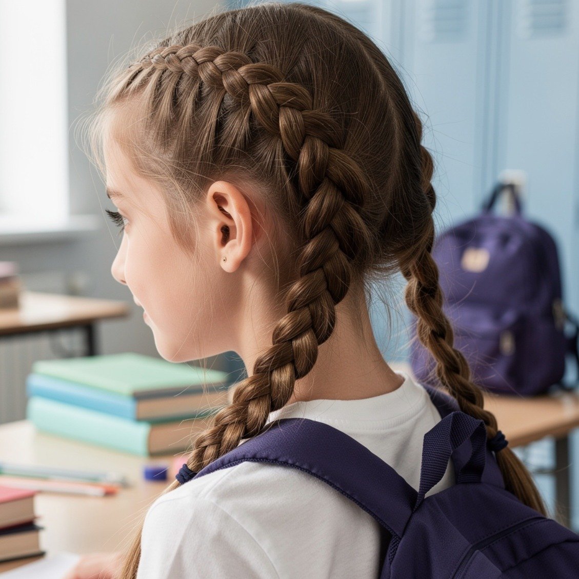 Double Braids Pigtail Braids