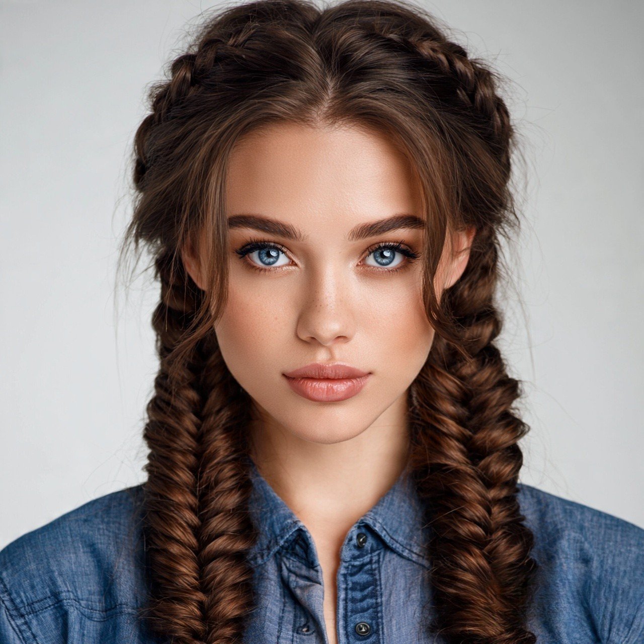 Double Dutch Braids Easy Hairstyle
