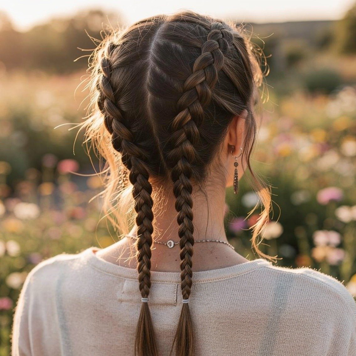 Double Dutch Braids Short Length