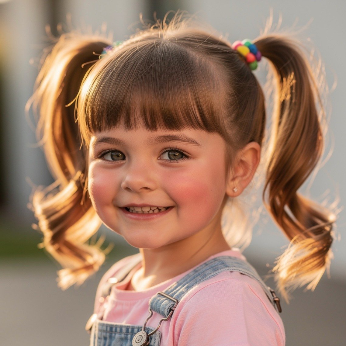 15 Trending Simple Hairstyles for Kids You'll Want to Try Every Day 4 Double Pigtails