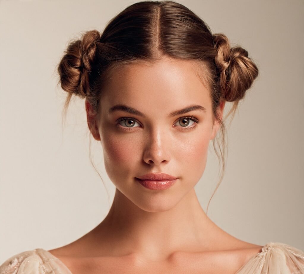 Double Twisted Bun cropped