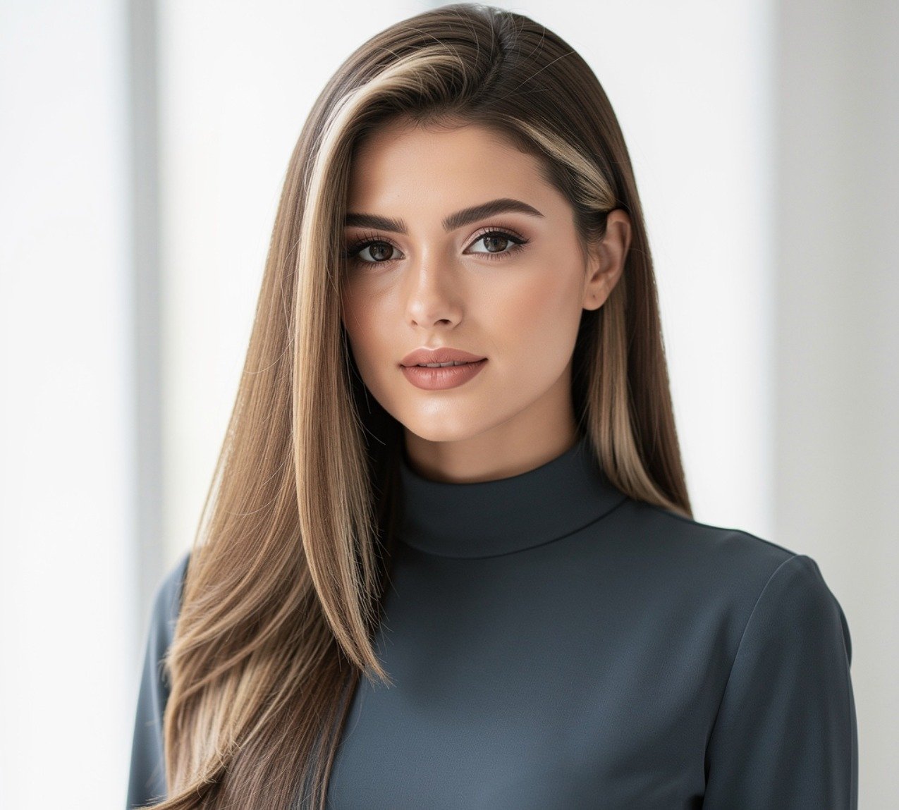 Face Framing Layers Hairstyle for Long Straight Hair