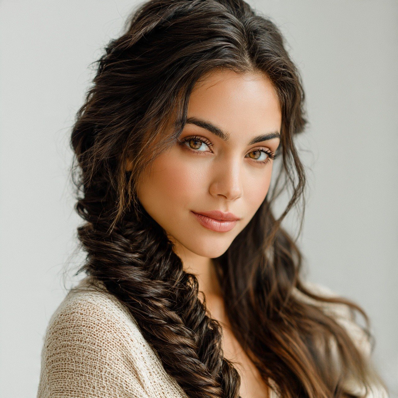 Fishtail Braid For Thick Hair