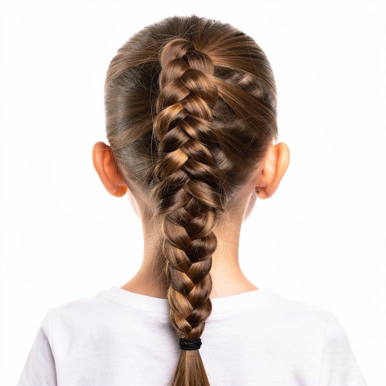 18 Trendy Hairstyles for School Kids Ideas that are Cute & You'll Love 12 Fishtail Braid Hairstyle For School Kids