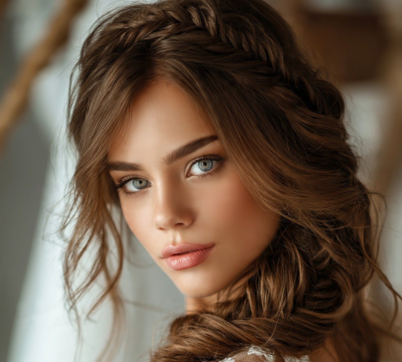 Wedding Hairstyles for Long Hair: 15 Trending Ideas for Your Big Day 10 Fishtail Braid Over One Shoulder Wedding Hairstyle For Long Hair