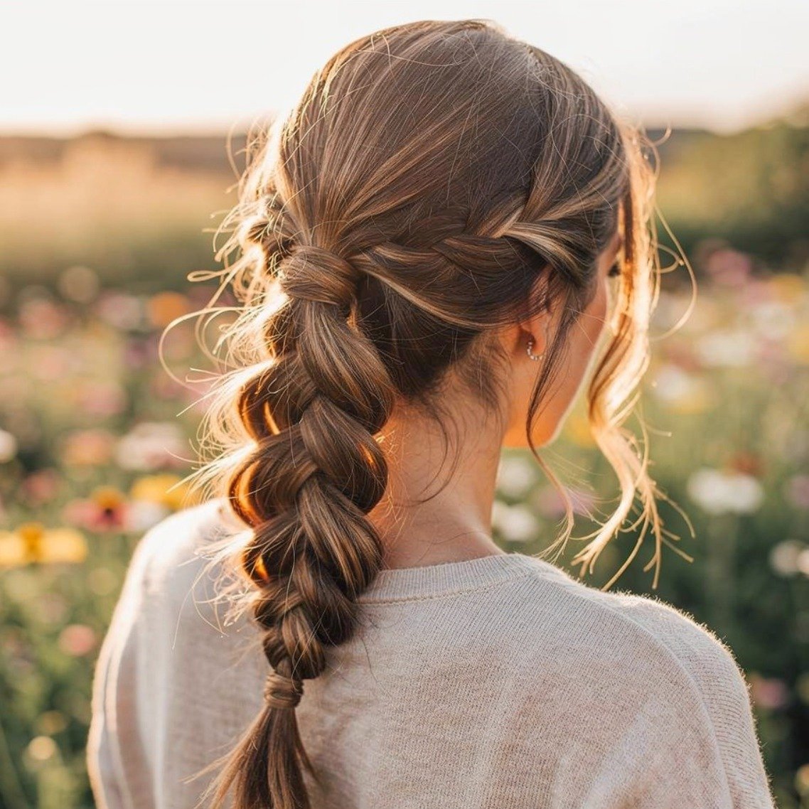 Braided Hairstyles Ponytail for a Stylish and Effortless Look 7 Fishtail Braided Ponytail