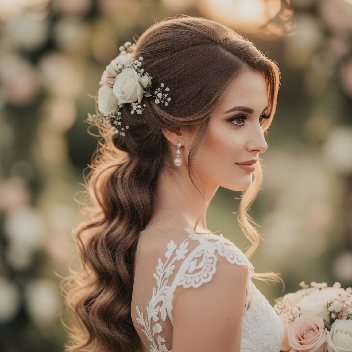 15 Trending Simple Hairstyles for Wedding for Brides, Bridesmaids, and Guests 1 simple hairstyles for wedding