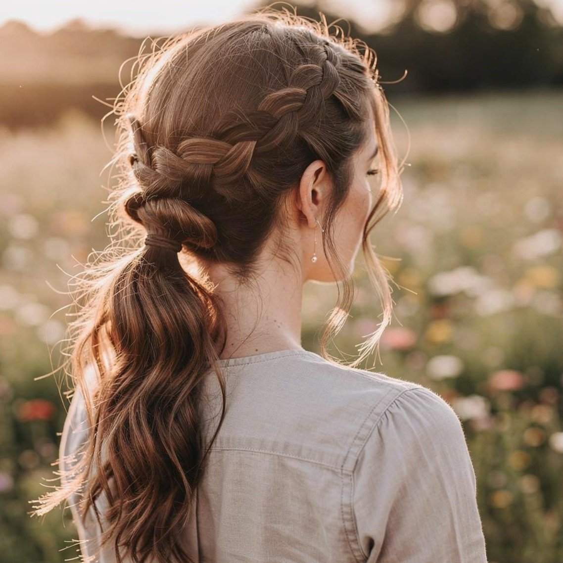 Braided Hairstyles Ponytail for a Stylish and Effortless Look 6 French Braid Ponytail