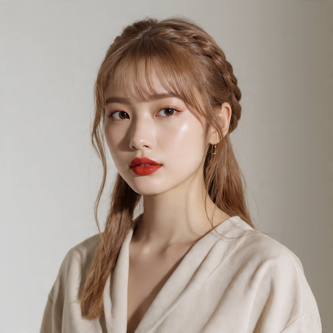 French Braided Bangs