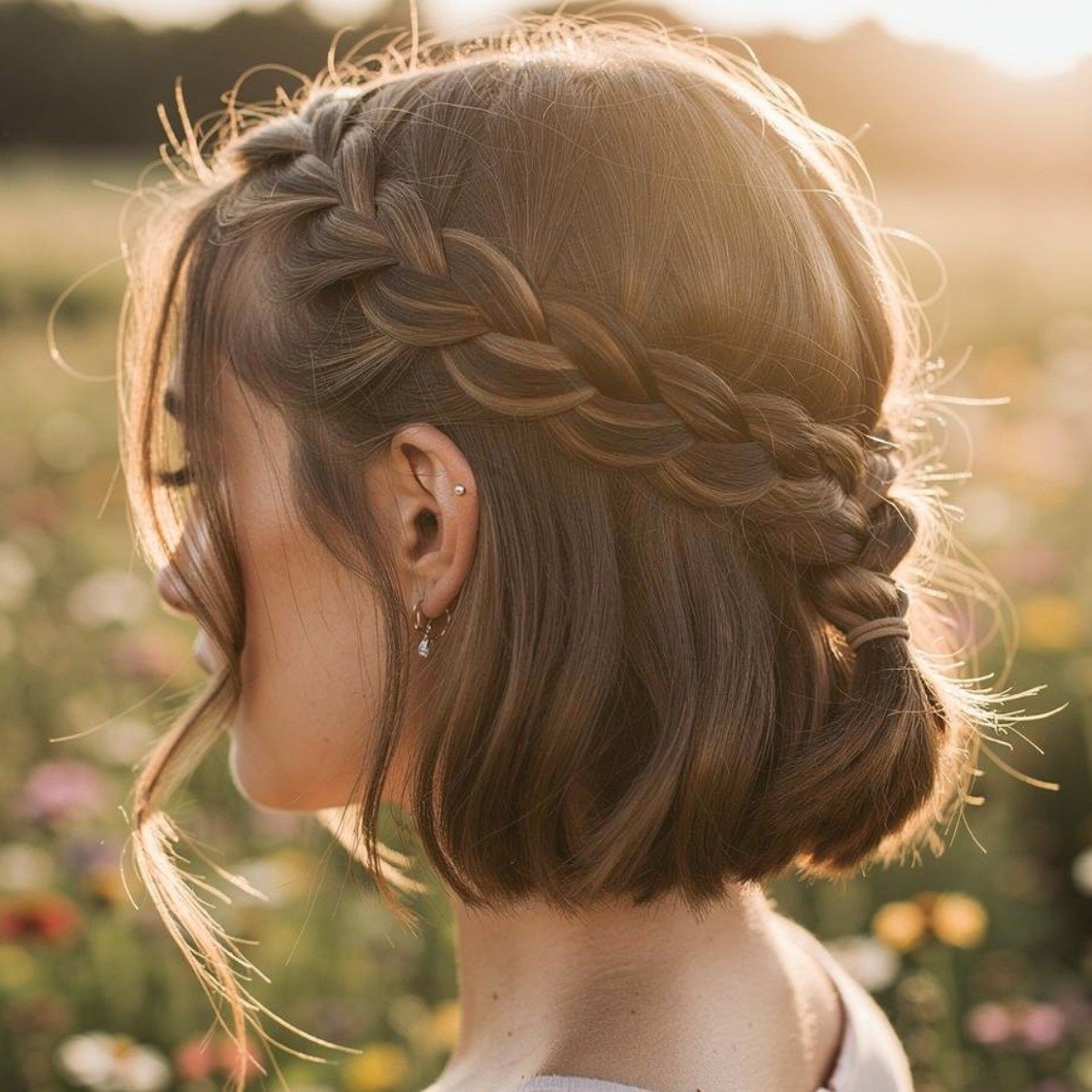 15 Braided Hairstyles Short Hair Lovers Will Want to Try 6 French Braids for Short Hair
