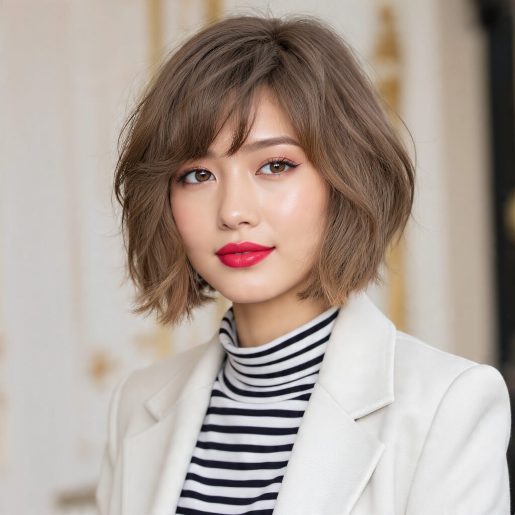 Trending Medium Bob Hairstyles: 15 Gorgeous Ideas Worth Saving on Pinterest 8 French Girl Medium Bob