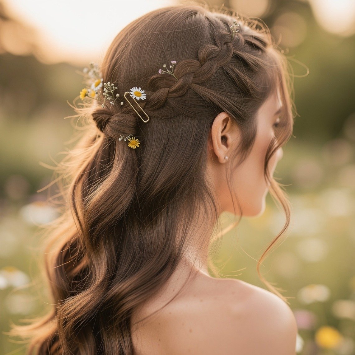 Half Up Boho Braids