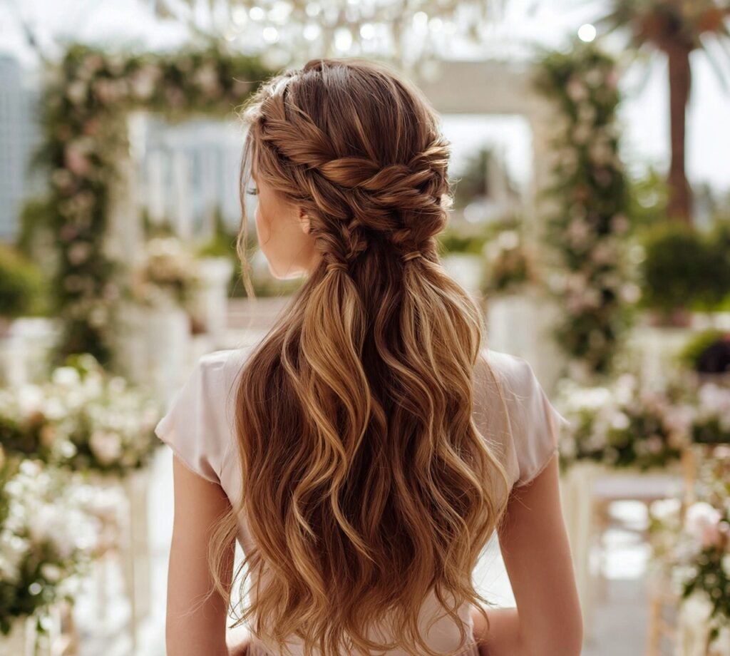 Half Up Braided Pigtails cropped
