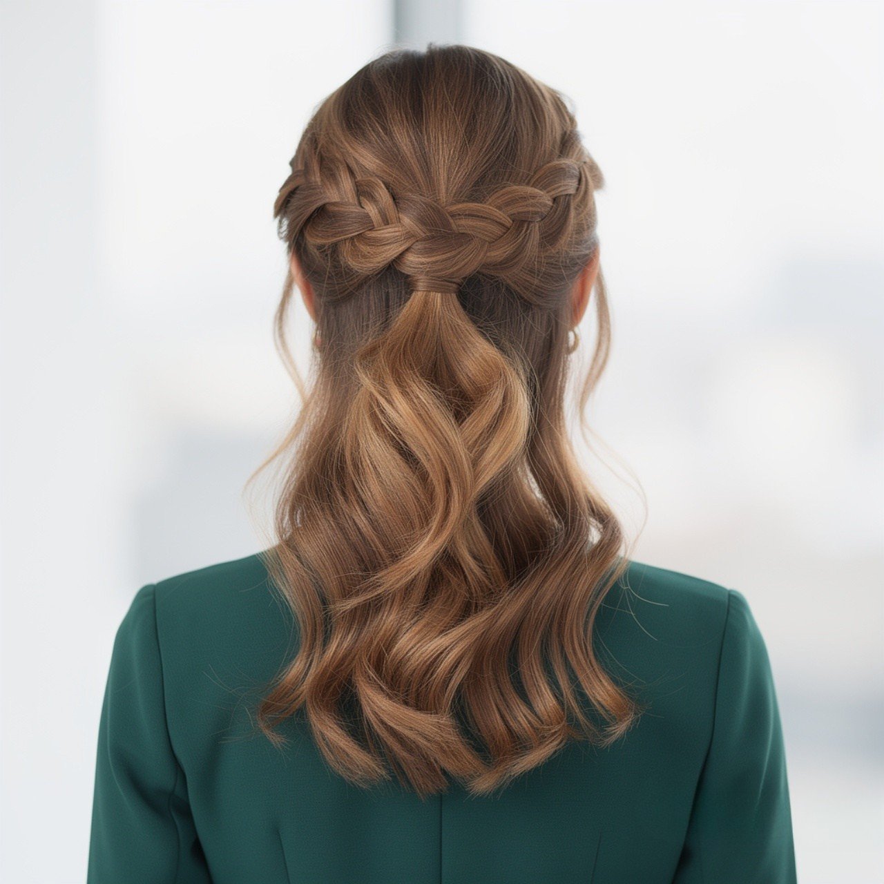 15 Trendy Summer Hairstyles Braids to Try that You’ll Love 13 Half Up Braided Style Summer Hairstyle