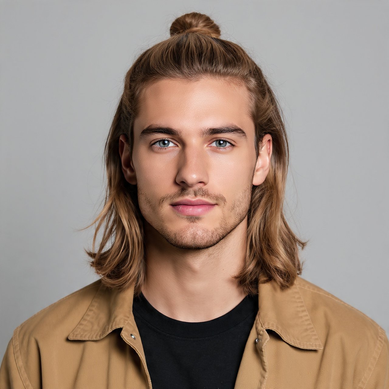 17 Trending Hairstyles for Men Long Hair Ideas That Elevate Your Style 5 Half Up Half Down For Me