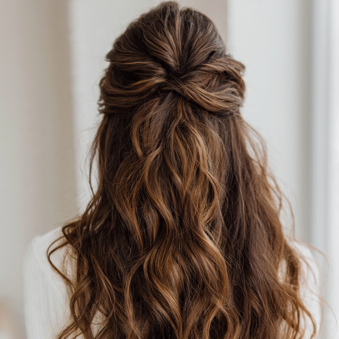 15 Cute Simple Hairstyles That Are Easy and Stylish 4 Half Up Half Down Style