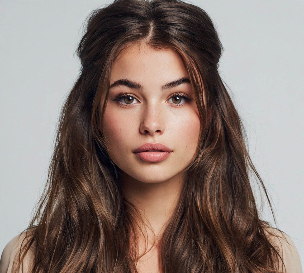 Half Up Half Down With Long Hair
