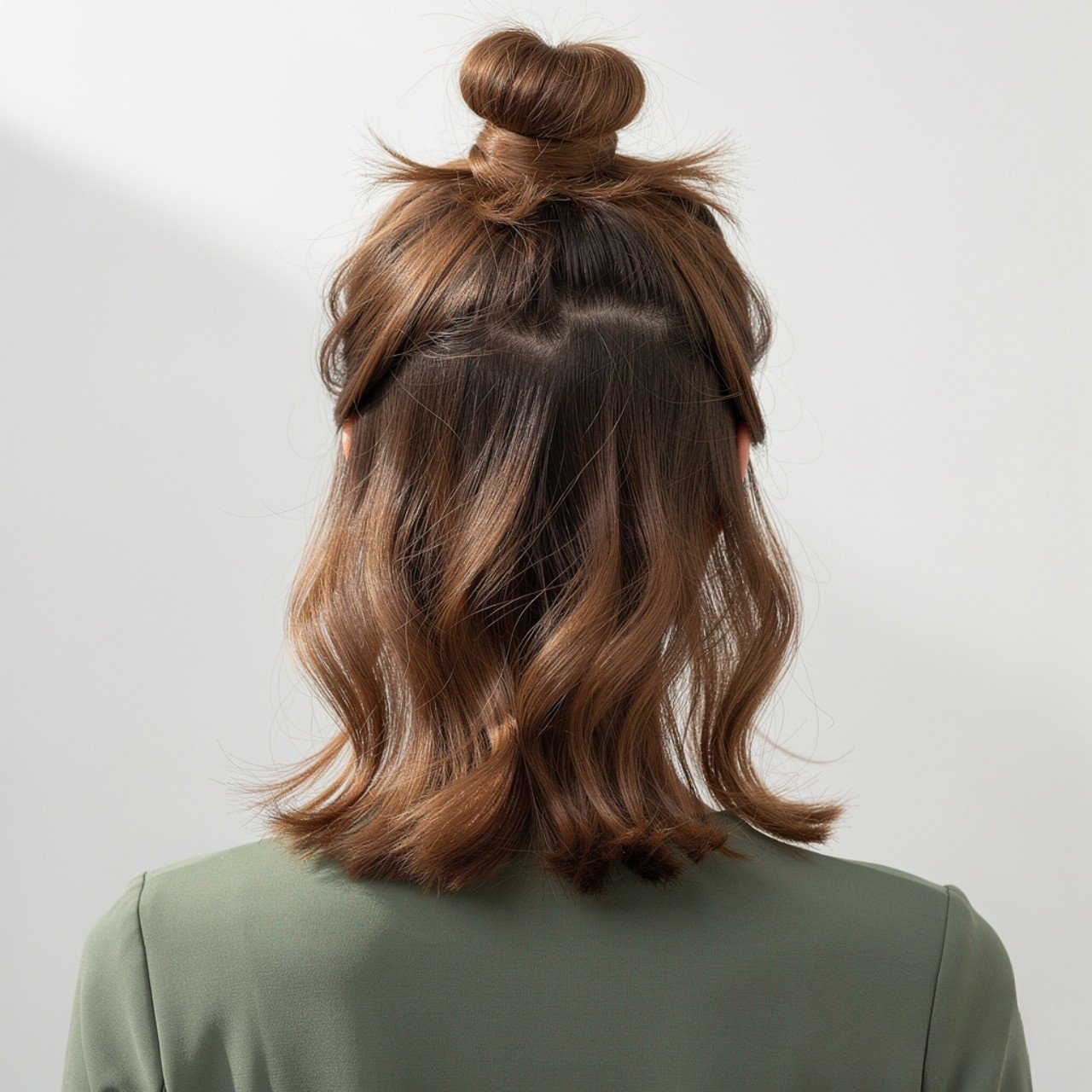 Half Up Top Knot Easy Summer Hairstyle