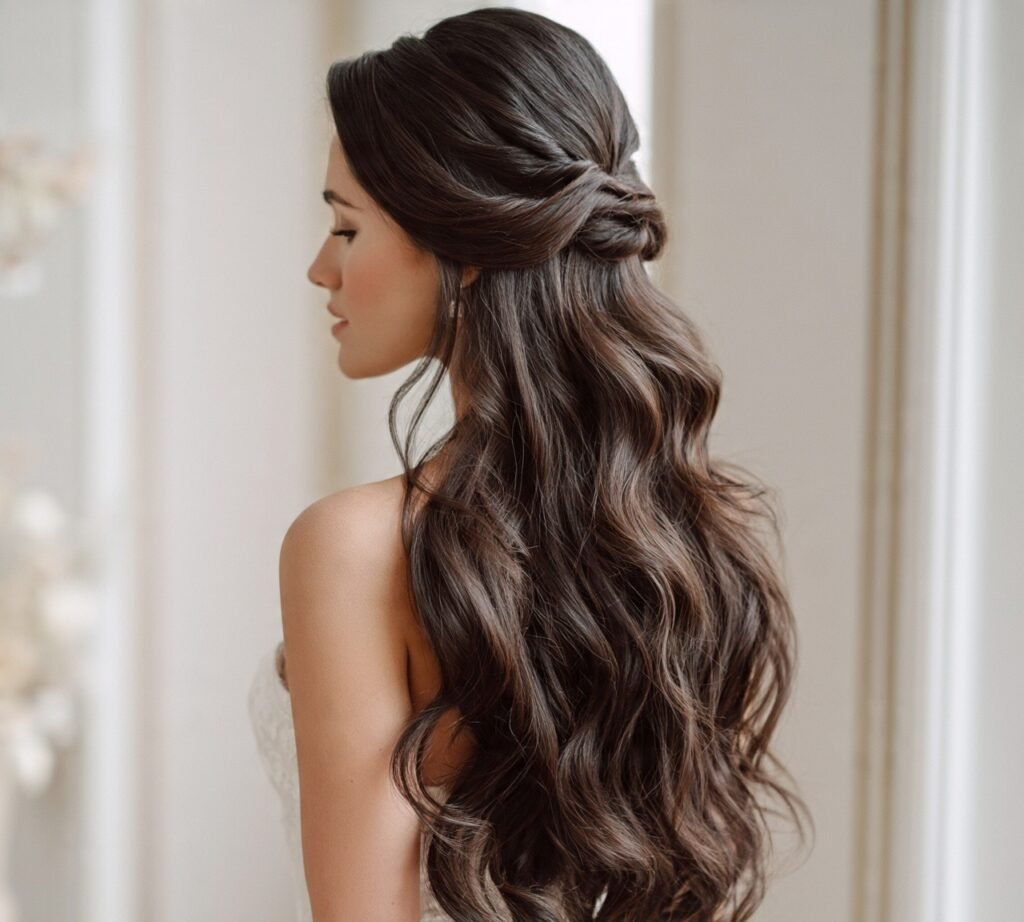 Half Up Twisted Style