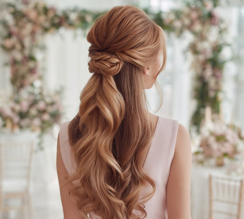 Half Up Twisted Style cropped