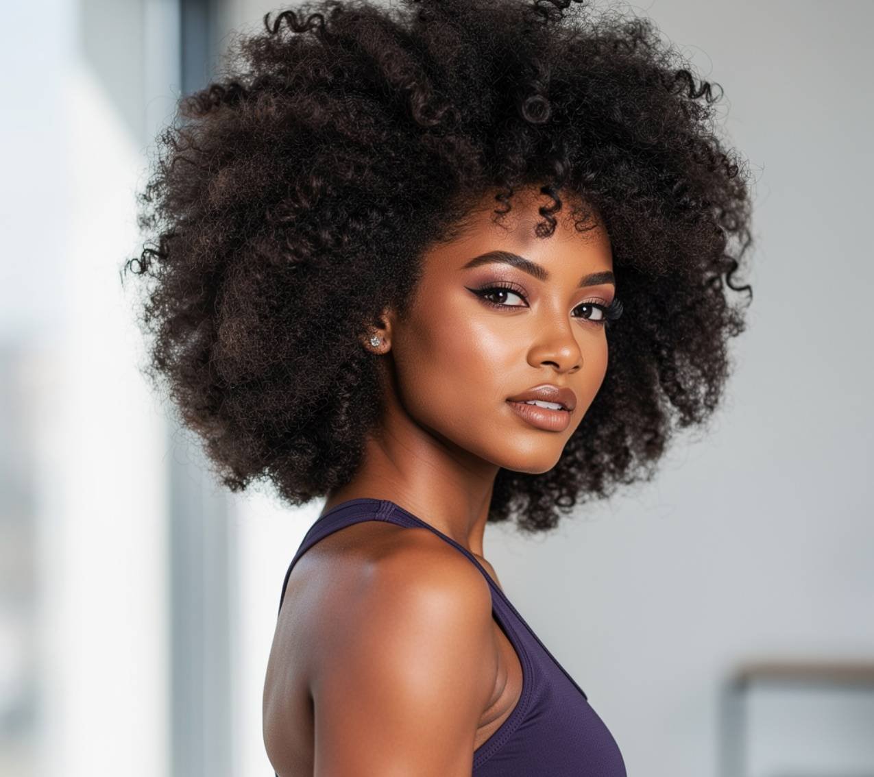 High Puff Cute Quick Weave Hairstyles for Active Lifestyle