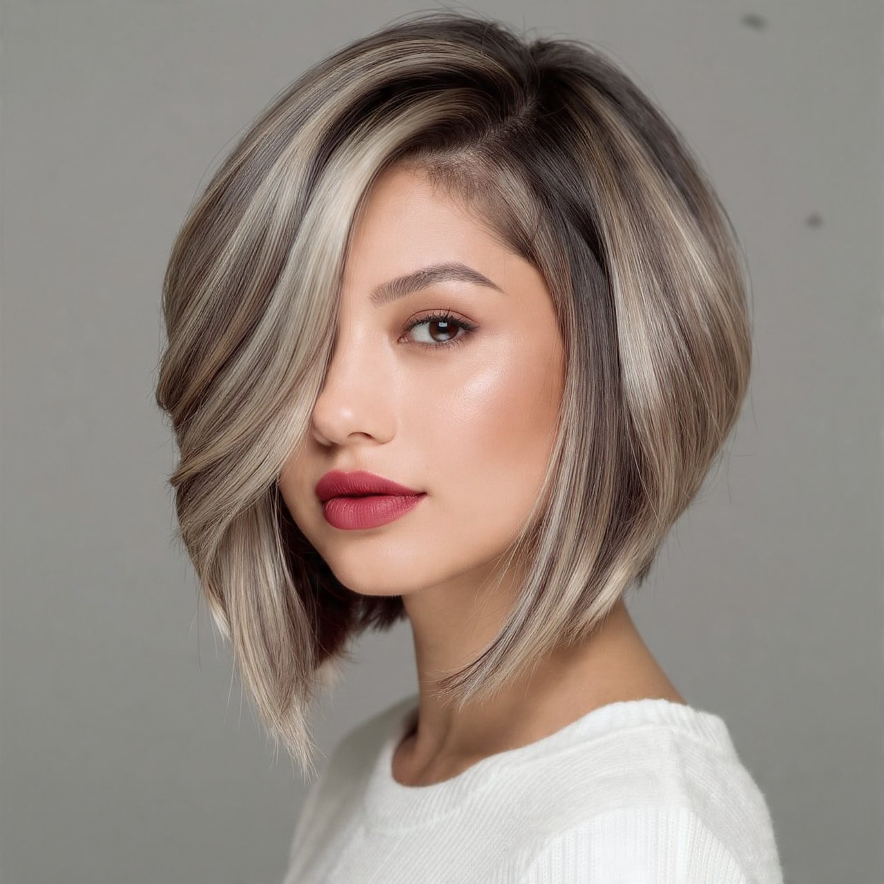 Inverted Bob Hairstyles: 16 Stunning Cuts to Inspire Your Next Salon Visit 9 Inverted Bob with Highlights