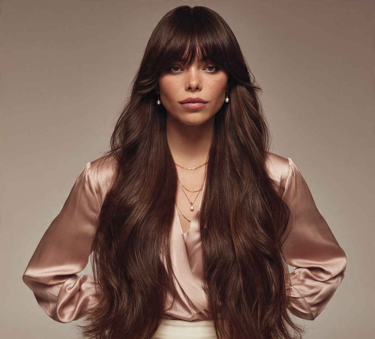 17 Stunning Layered Haircuts for Long Hair That Deserve Your Attention 10 Layered Haircut for Long Hair with Curtain Fringe