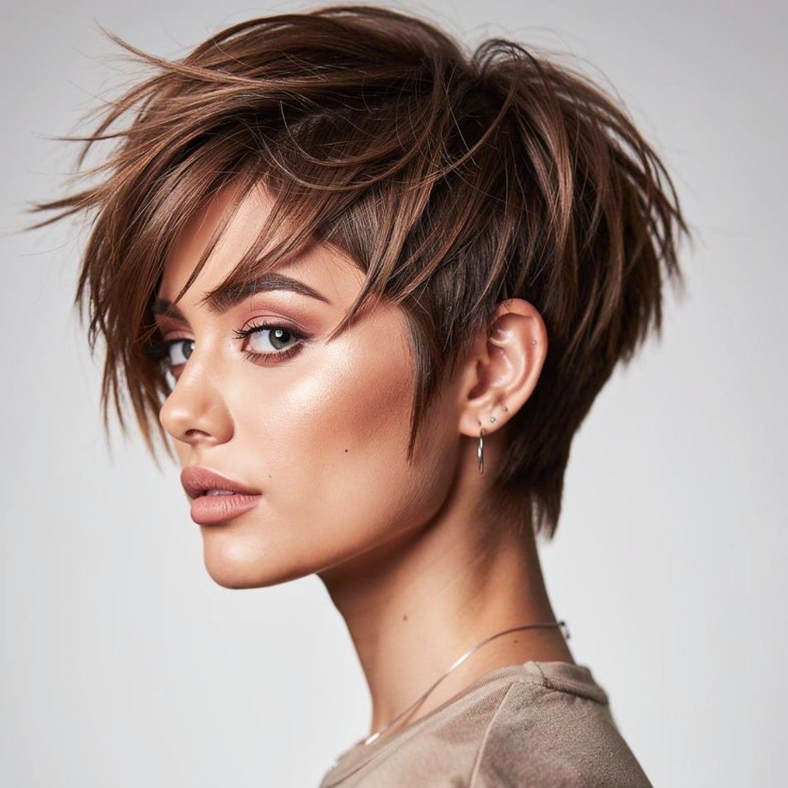 Layered Short Hair
