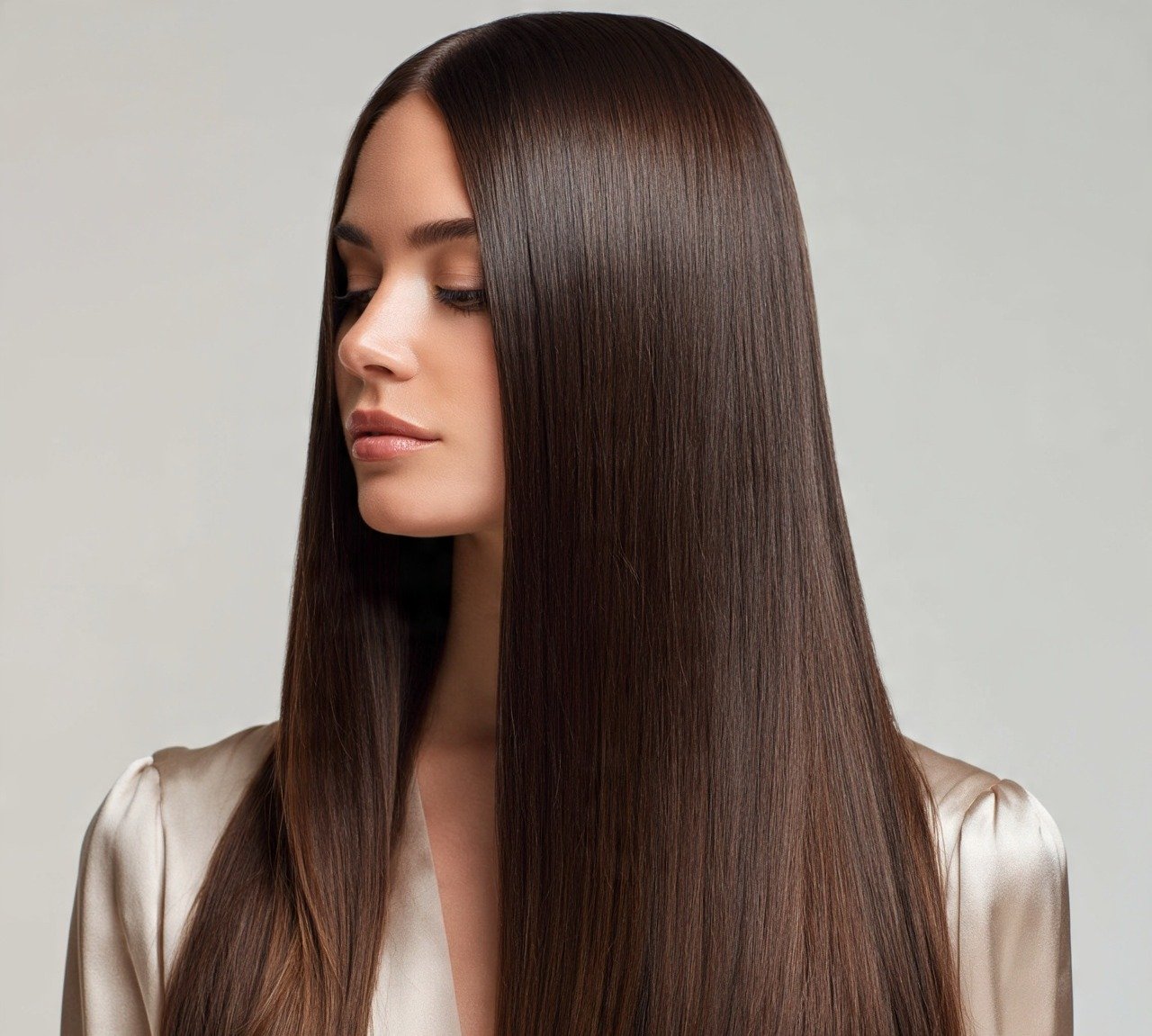 Long Blunt Cut Hairstyle