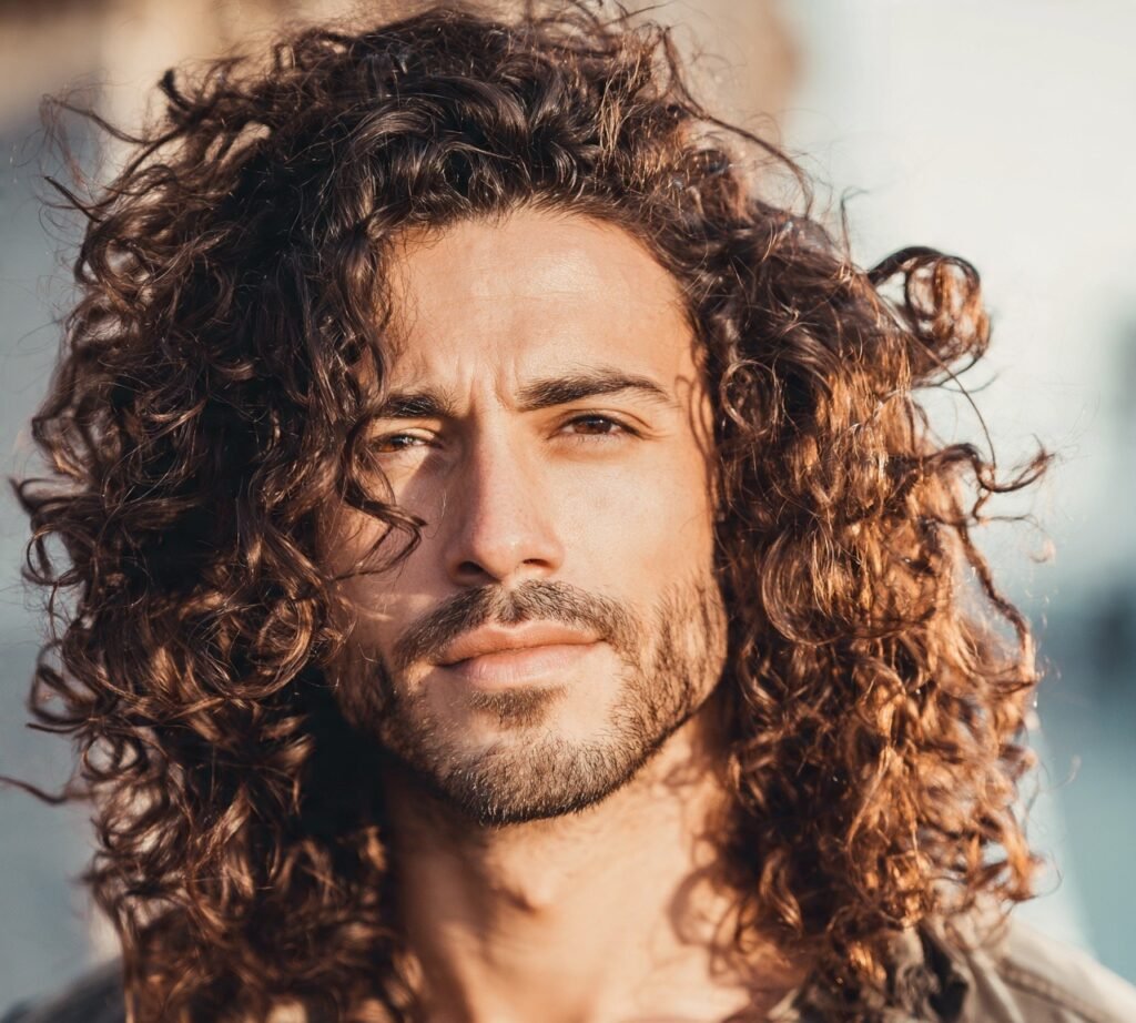 Long Curly Hair Worn Natural cropped