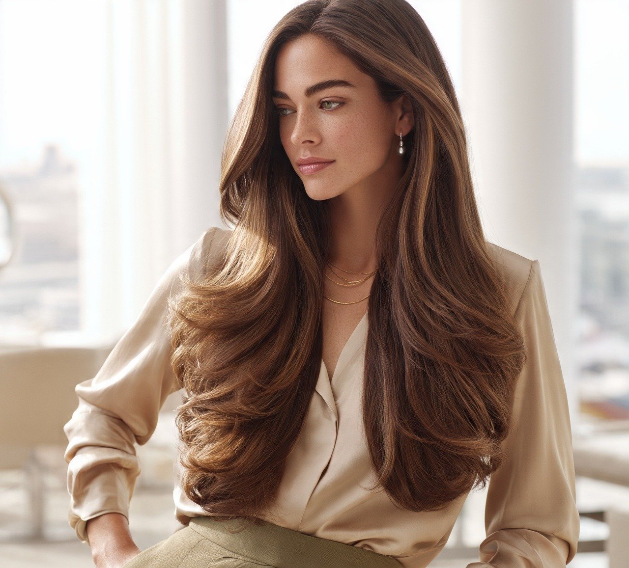 17 Stunning Layered Haircuts for Long Hair That Deserve Your Attention 5 Point-Cut Layered Haircut for Long Hair