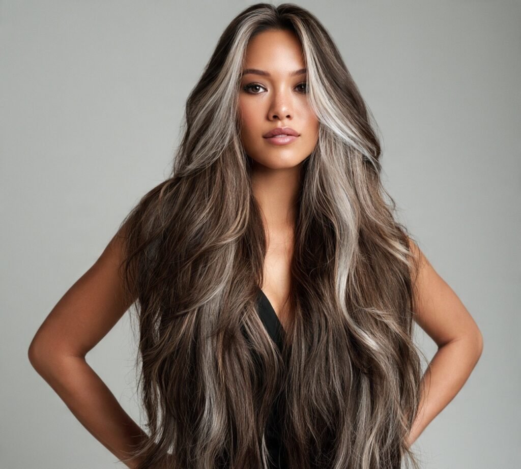 15 Long Hairstyles That Will Make Your Salon Visit Worth It 6 Long Hair with Money Piece Highlights 1