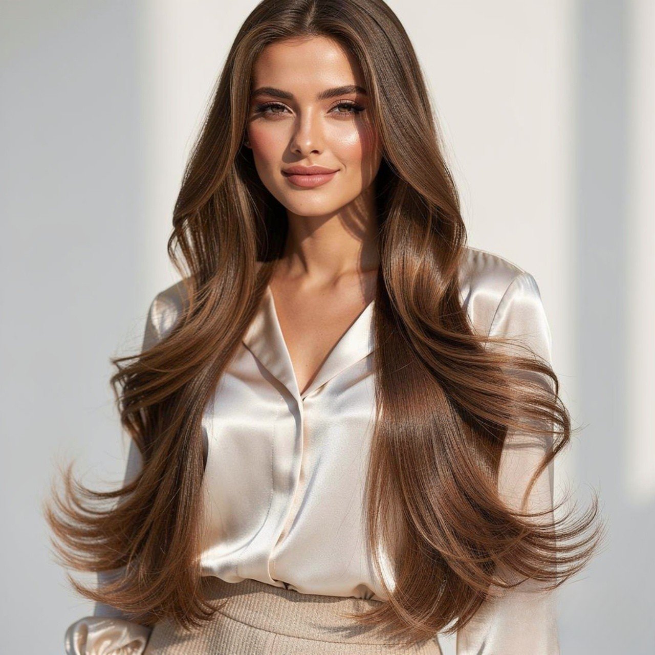 Long Hair with Wispy Ends Cut