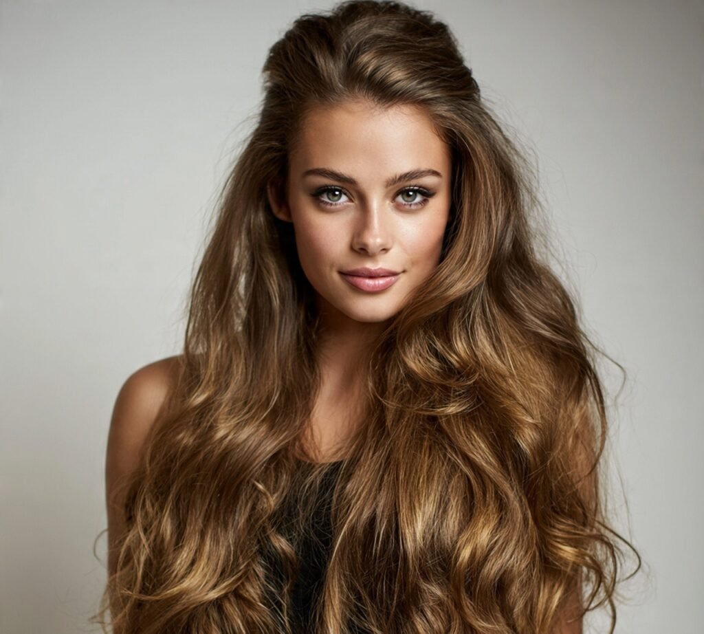15 Long Hairstyles That Will Make Your Salon Visit Worth It 14 Long Half Up Half Down Style