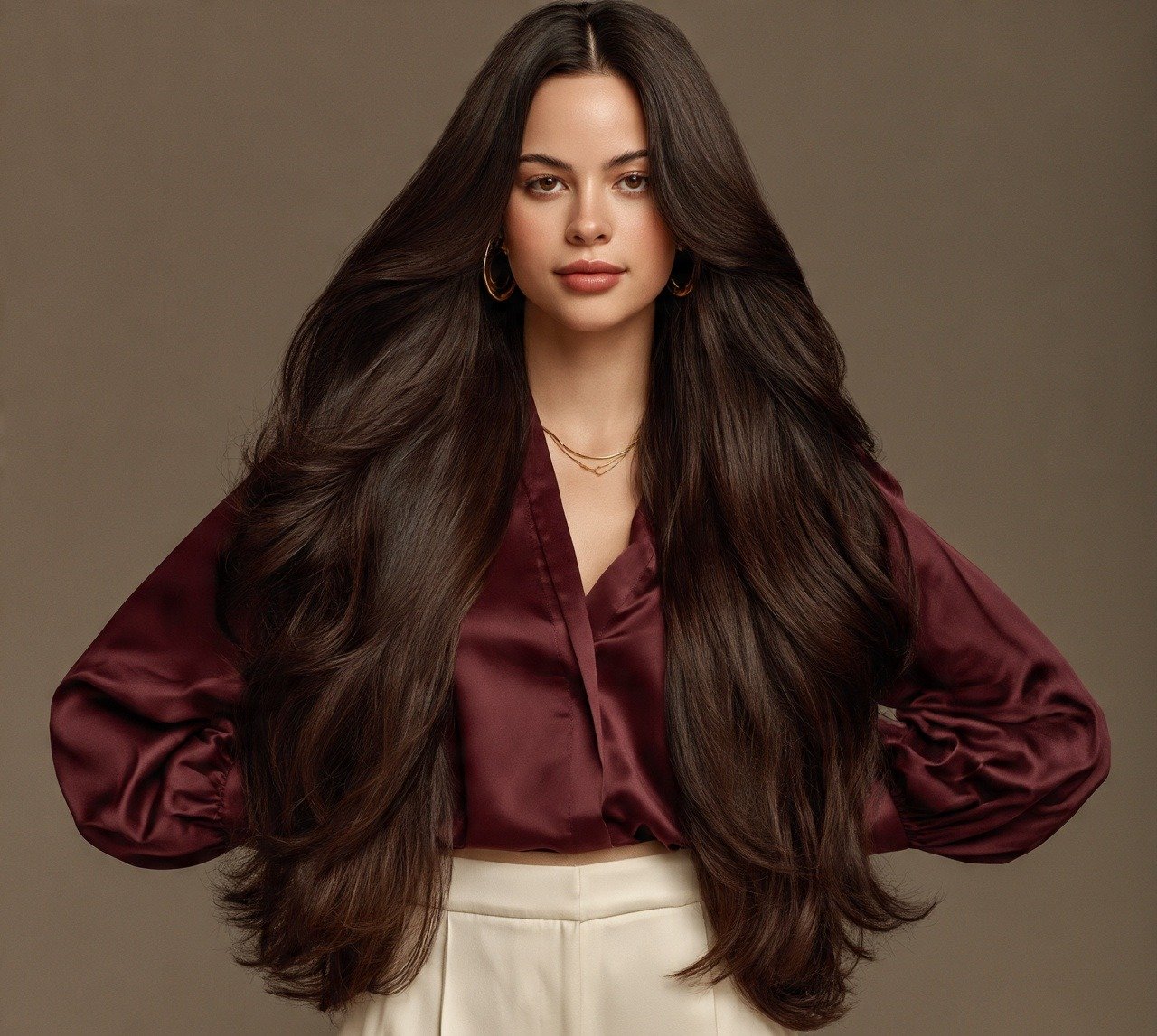  Long Layered Haircut for Thick Hair