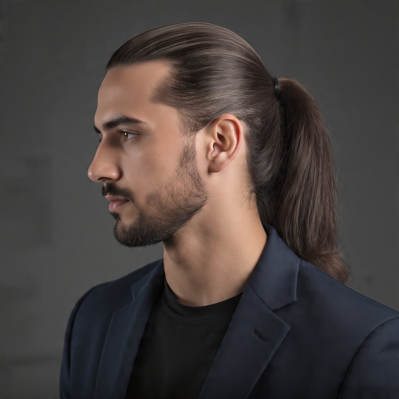 Long Ponytail For Men