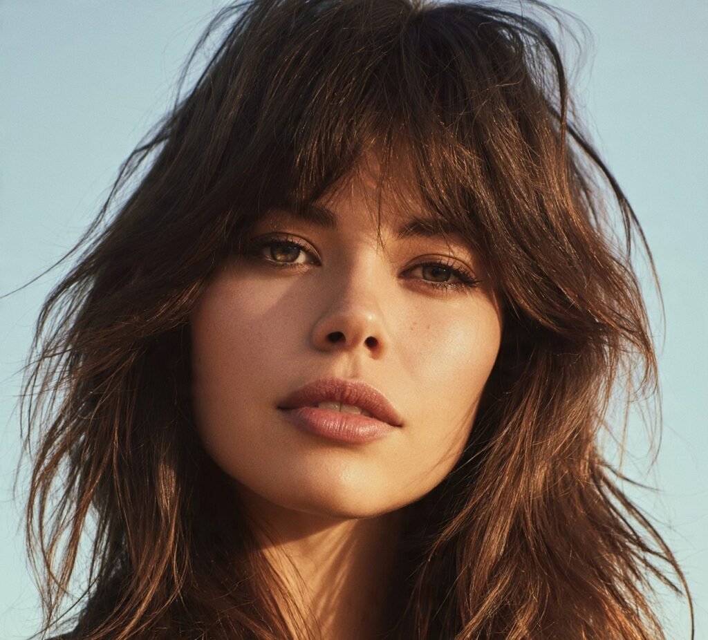 Long Shag with Layered Fringe